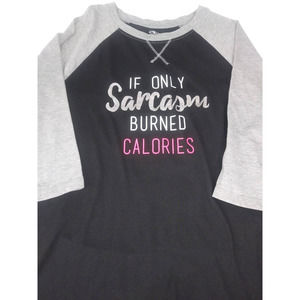 Athletic Works Women’s Sweater Gray/Black L
